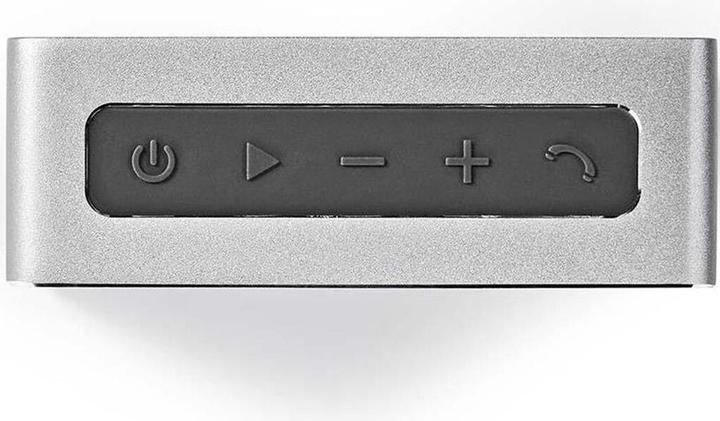 Produktbild Nedis SPBT-1002 Bluetooth Lautsprecher Gun Metal Grau (20 h, Akkubetrieb)