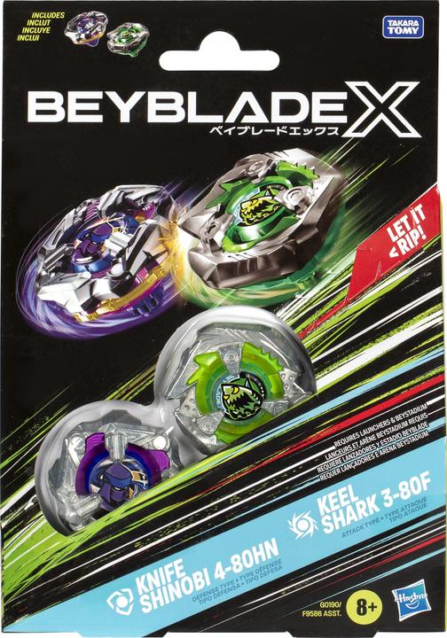 Immagine prodotto Hasbro Bey Bbx Dual Pack Ast (Multilingue)