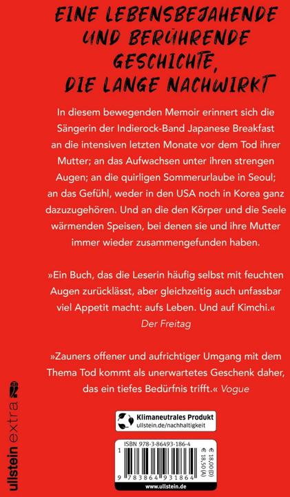 Produktbild Tränen im Asia-Markt (Deutsch, Michelle Zauner, 2021)
