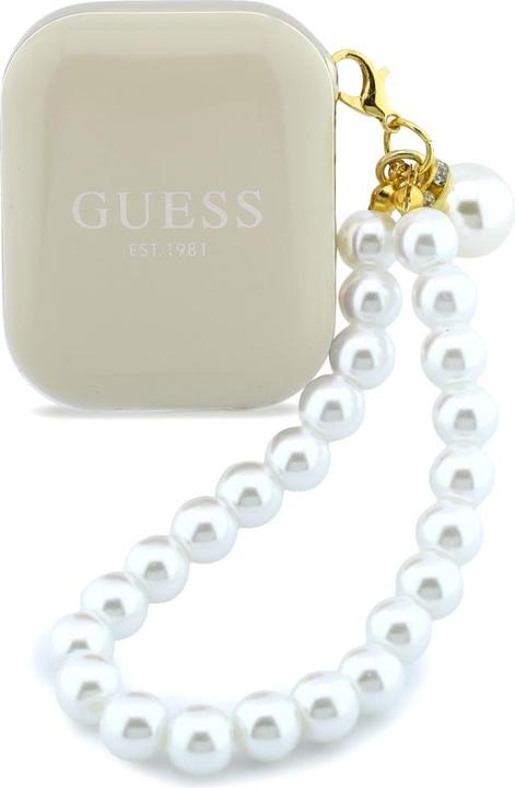 Productafbeelding Guess Earphones TWS Pearl Strap beige (5 h, Draadloze)