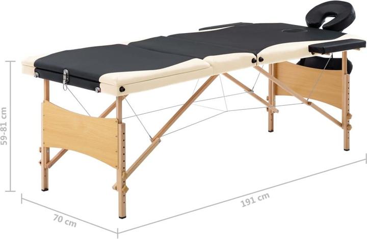 Image du produit vidaXL Massageliege