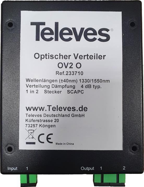 Produktbild Televes OV2O (19" Verteiler)