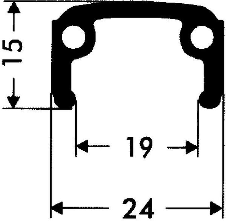 Actual product image Vitelli Alu-Felge, 20x1.75" (19-406) (20")