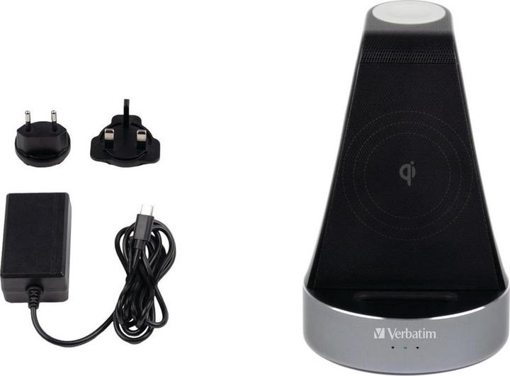 Productafbeelding Verbatim 2 in 1 Qi Wireless+Apple Watch Charger (20 W)