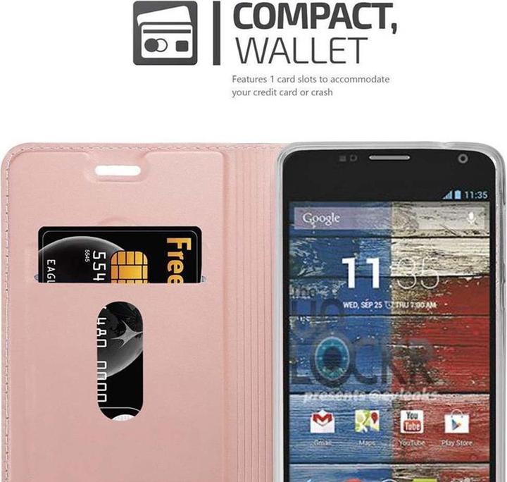 Actual product image Cadorabo Book Classy Style Cover (Motorola Moto G2 (2nd Gen))