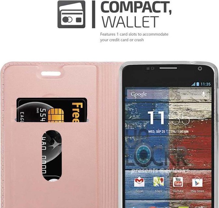 Productafbeelding Cadorabo Boek Classy Style Cover (Motorola Moto G2 (2de gen))