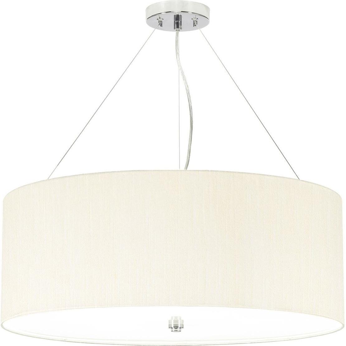 Elstead Lighting Argento Lampada A Sospensione, Pearce Lampada A Sospensione E27 A 5 Vie 25Cm Cromo Lucido Avorio (E27)