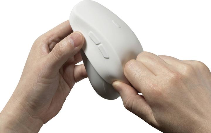 Actual product image Renkforce RF-WRM-300 Hygiene-Maus Kabellos Optisch Weiss 5 Tasten 800 dpi, 100 (Wireless)