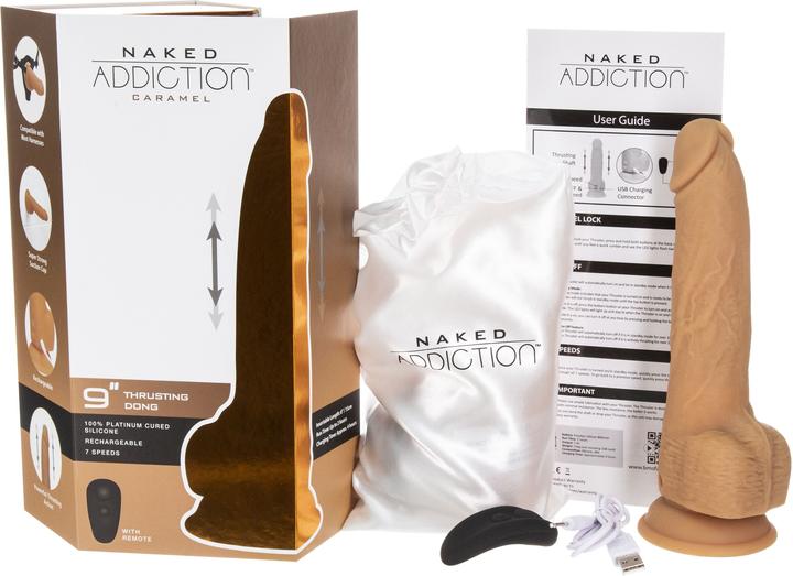 Actual product image Naked Addiction Realistischer StoÃDildo mit Fernbedienung 23 cm