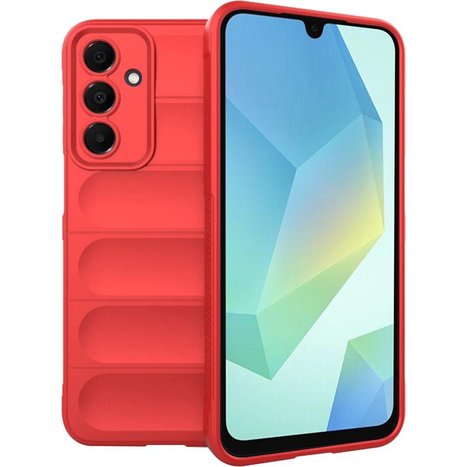 Techsuit - Magic Shield - Samsung Galaxy A16 4G / A16 5G - Red (Samsung Galaxy A16, Samsung Galaxy A16 5G), Cover smartphone, Rosso