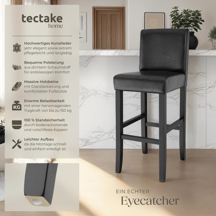 Image du produit tectake Chaise de bar