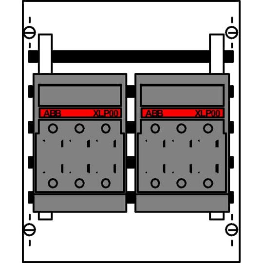 Thumbnail - Striebel & John, Verteilerschrank Zubehör, STR ED13TA Kombi-Set Sammelschiene System