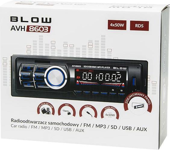 Actual product image Blow 78-228 Radio AVH-8603 MP3/USB/SD/MMC