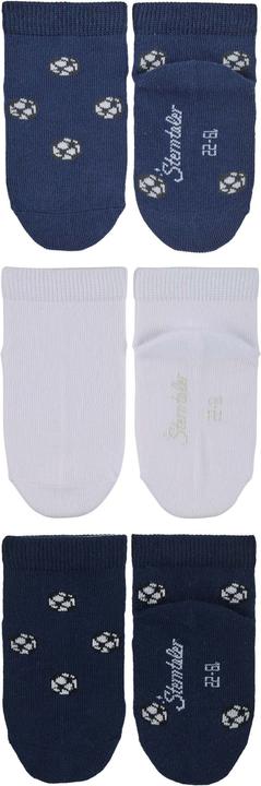 Produktbild Sterntaler Sneaker Söckchen 3er Pack Fussball (3er Pack, 23 - 26)