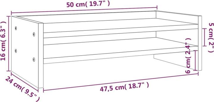 Image du produit vidaXL Monitorständer
