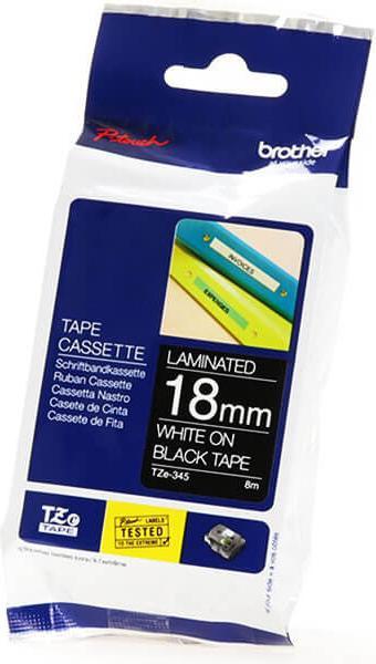 Produktbild Brother Tze-345 (1.80 cm, Schwarz)