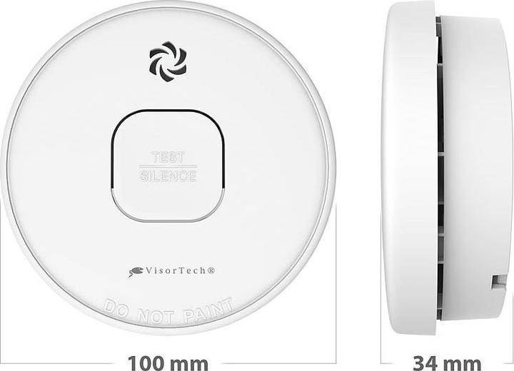 Actual product image VisorTech Smoke detector