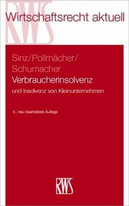 Produktbild Verbraucherinsolvenz (Deutsch, Frank Pollmächer, Ralf Sinz, Stephan Schumacher, 2024)
