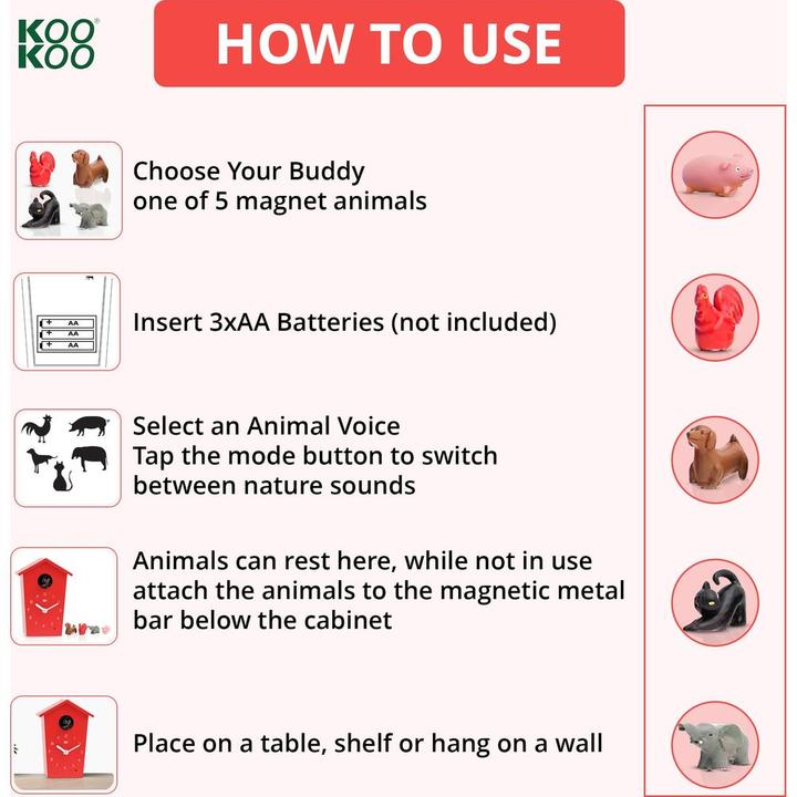 Actual product image KooKoo AnimalHouse