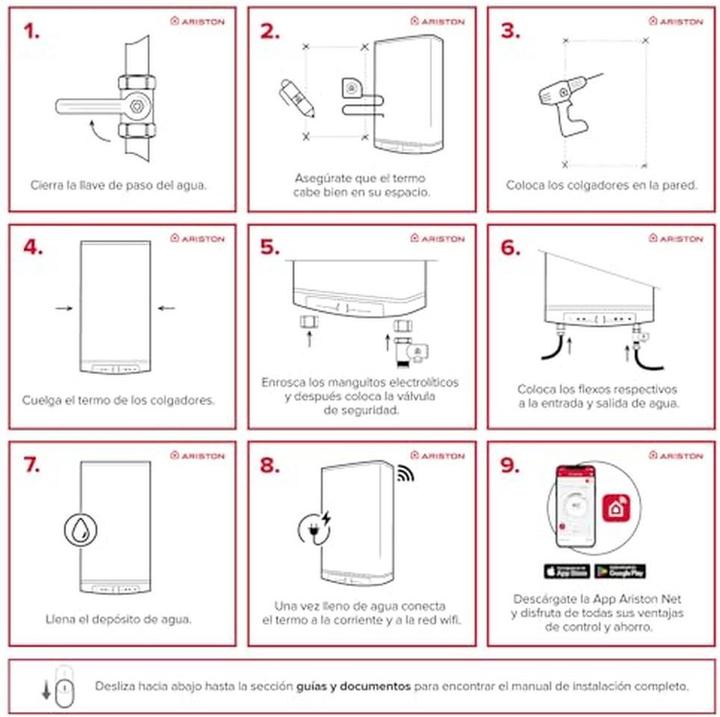 Actual product image Ariston VELIS tech dry WIFI