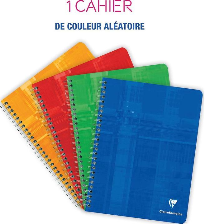 Produktbild Clairefontaine Spiralheft (17 x 22 cm, Liniert, Weicher Einband)