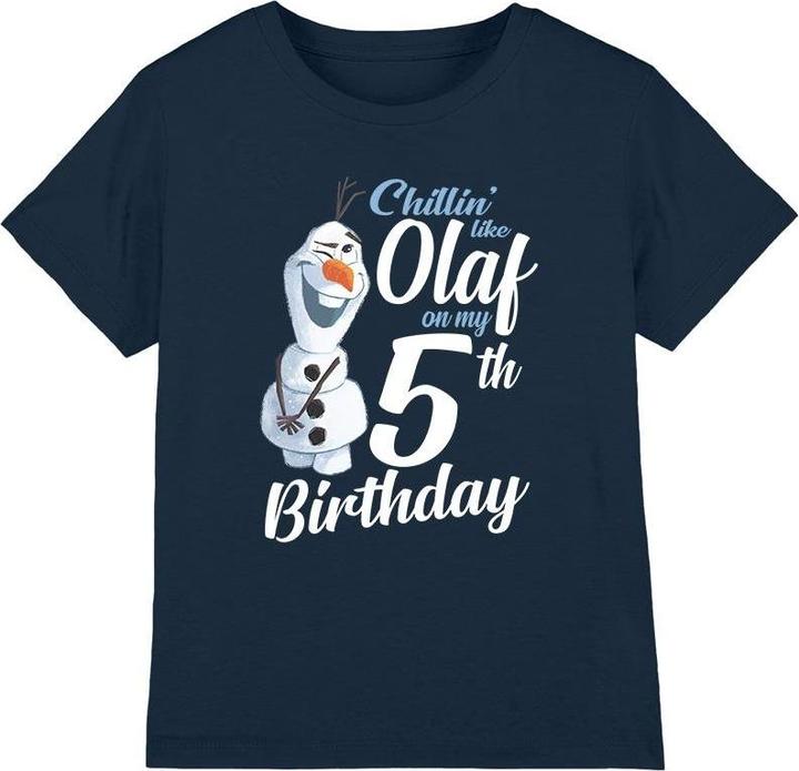 Produktbild Disney Frozen Chillin Like Olaf TShirt 5. Geburtstag (128)