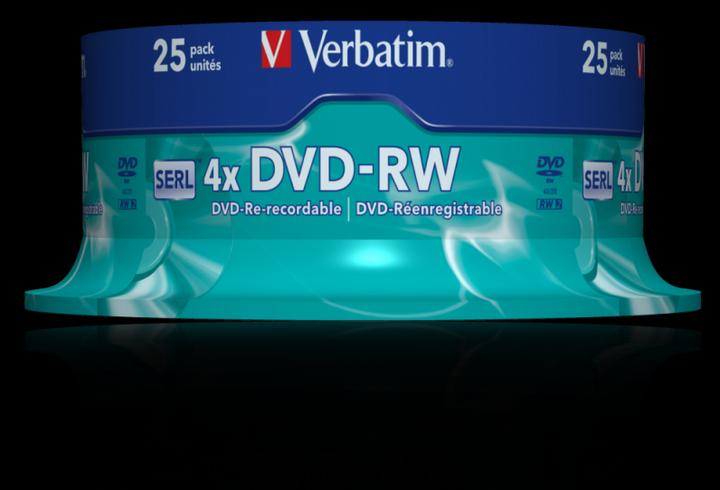 Image du produit Verbatim Dvd-Rw (25 x)