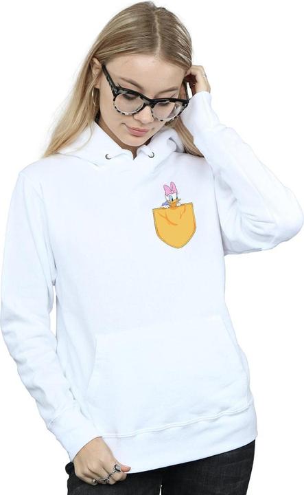 Immagine prodotto Disney Daisy Duck Faux Pocket Felpa con Cappuccio Donna (M)