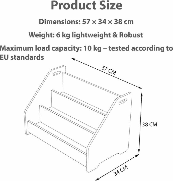 Image du produit Homitis Phoenix Bookshelf (57 x 34 x 38 cm)