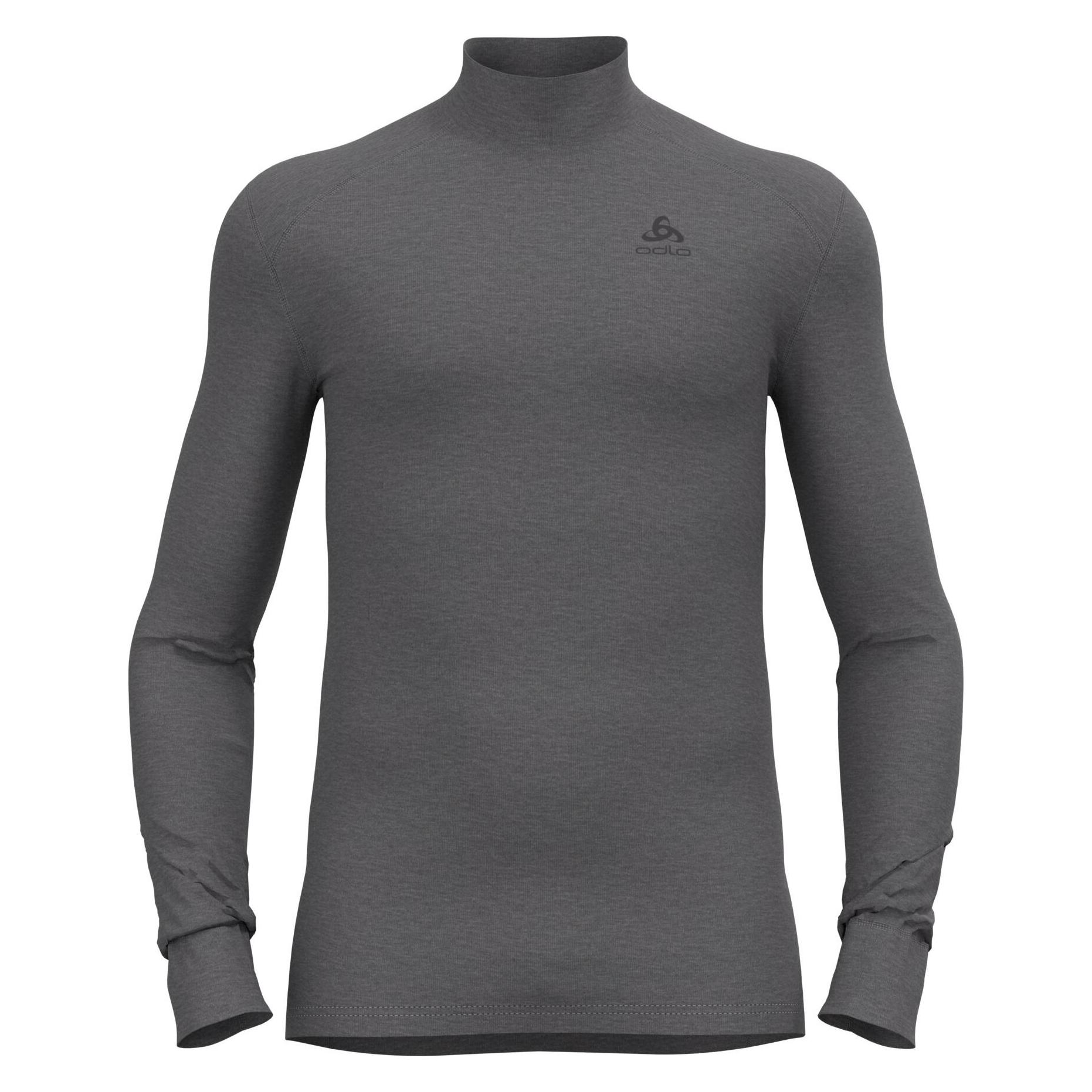 Odlo, Herren, Funktionsshirt, Bl Top Turtle Neck L/s Active Warm (Xxl), Grau, Xxl