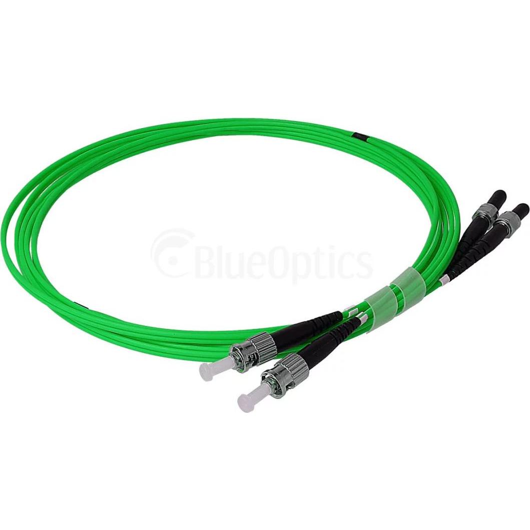 Thumbnail - BlueOptics Duplex LWL Patchkabel ST-FSMA Multimode OM5 15 Meter (CAT8.1, 15 m), Netzwerkkabel