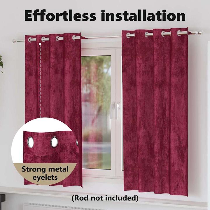 Actual product image vidaXL Curtains (140 x 175 cm)