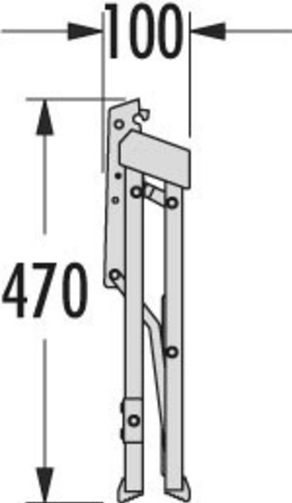 Produktbild Hailo Step-Fix (Trittleiter, 40.30 cm)