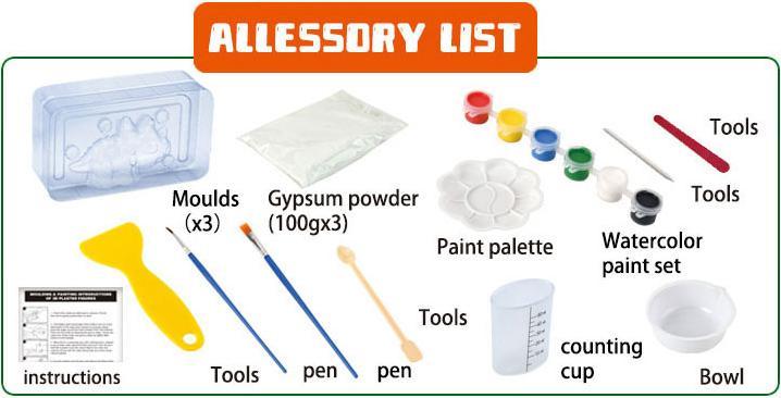 Produktbild Dino 3D giessen & bemalen