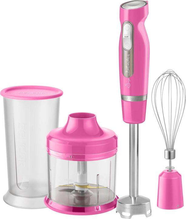 Sencor SHB 4468RS-EUE3 Mixer 0,7 L Stabmixer 1000 W Rosa, Edelstahl