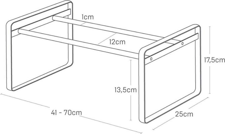 Produktbild Yamazaki Ausziehbares Schuhregal FRAME (41 cm)