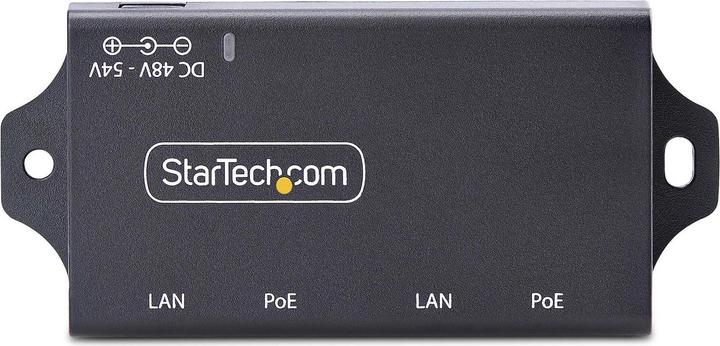 Actual product image StarTech Switch Acc 2-Port Gigabit PoE Injector (802.3at (PoE+), 30 W)
