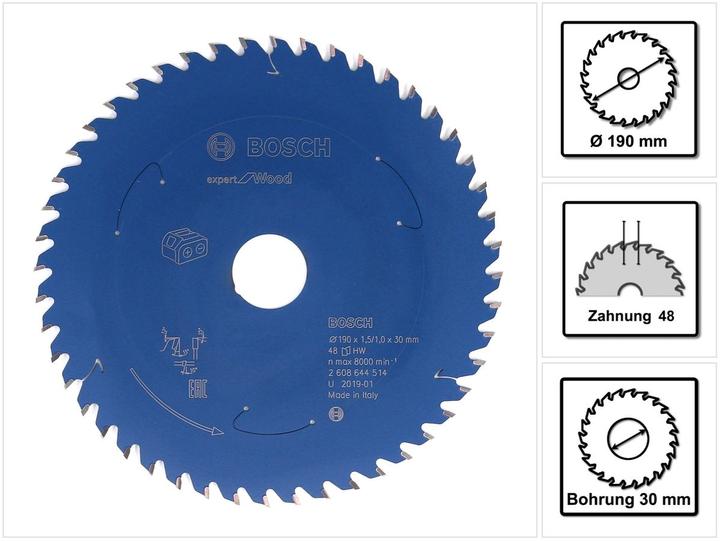 Productafbeelding Bosch Professional Zubehör Cirkelzaagblad voor accuzagen Expert for Wood