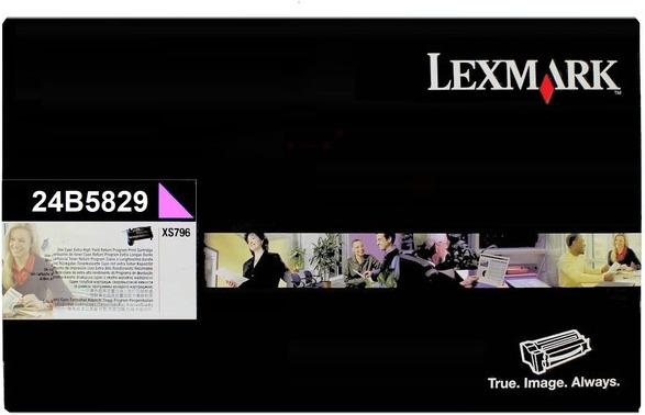 Actual product image Lexmark 24B5829 toner cartridge magenta 18,000 pages magenta CS 796 en (M)