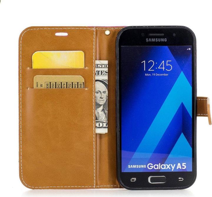 Produktbild König Design Hülle Handy Schutz für Samsung Galaxy A5 (2017) Case Cover Tasche Wallet Etui (Samsung Galaxy A5 (2017))
