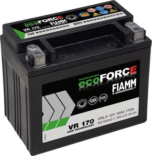 Actual product image Fiamm BATTERY VR170 10 AH 170 A. 12 V