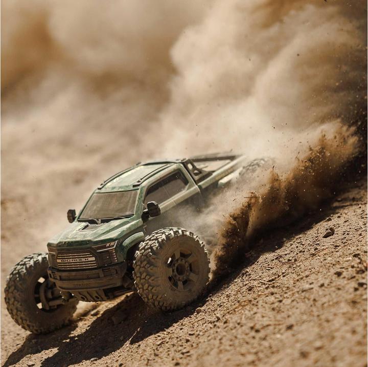Immagine prodotto Arrma Monster Truck Big Rock BLX 223S, Grün ARTR, 1:10 (ARR Quasi lettura a corredo)