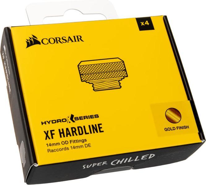 Actual product image Corsair Hydro X Series Fitting XF Hardline 4-pack