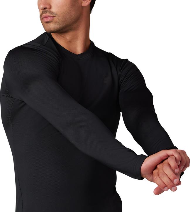 Actual product image Fox Tee 23 Tecbase Fire Ls Shirt Blk M (M)