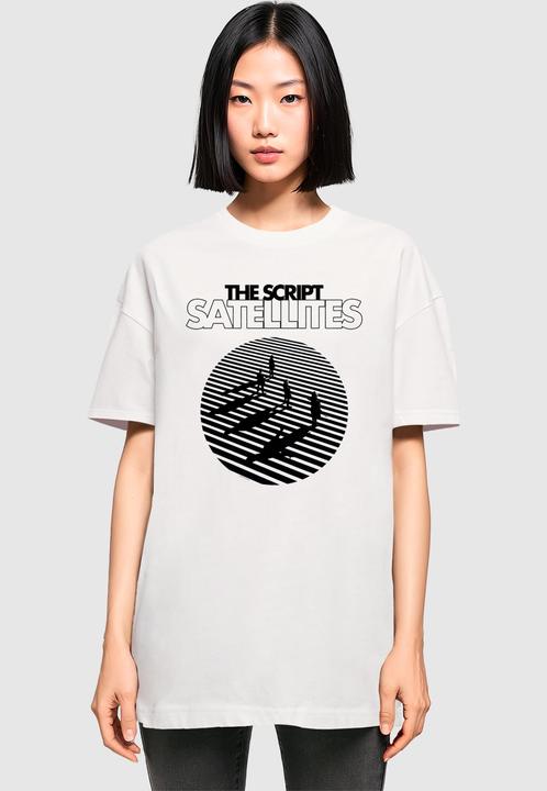 Produktbild Merchcode Ladies The Script - Album Circle Design Oversized Boyfriend Tee - 172015 (L)