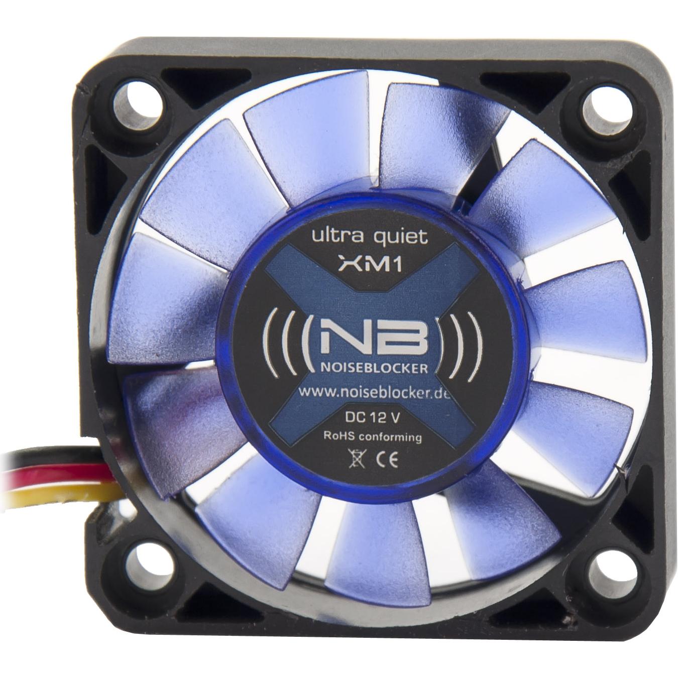 Thumbnail - Noiseblocker BlackSilent XM1 (40 mm, 1 x), PC Lüfter, Blau, Schwarz