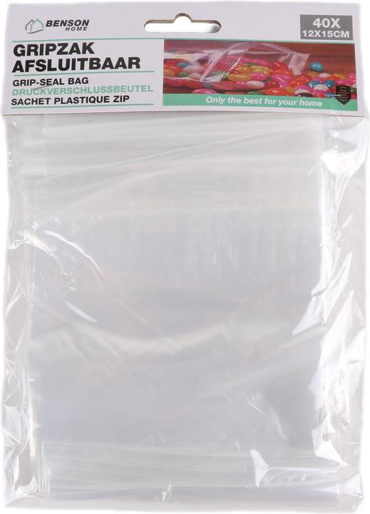 Immagine prodotto Benson Home Druckverschlussbeutel (40x)