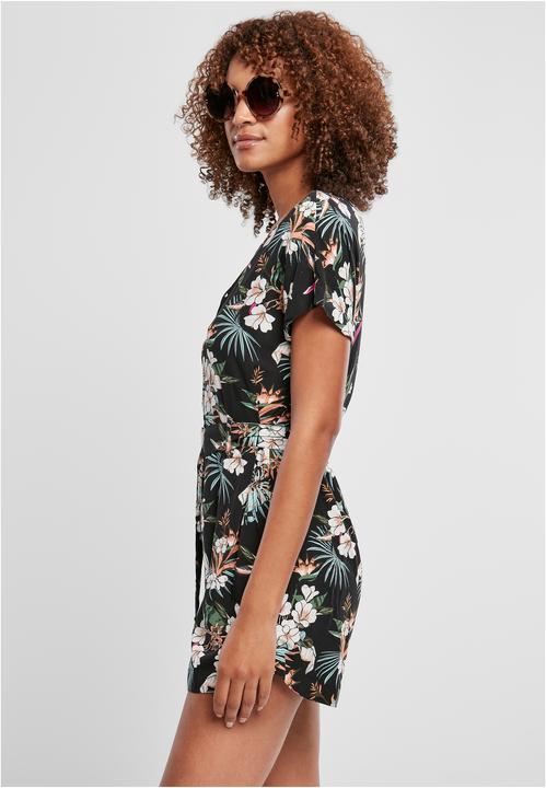 Image du produit Urban Classics Combinaison courte à ceinture en viscose pour dames (L)