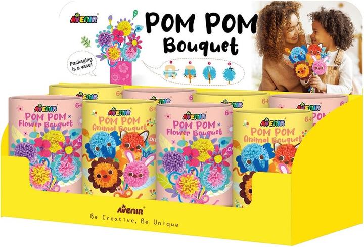 Produktbild Avenir Display Pompom 2x4 ass (MQ8)