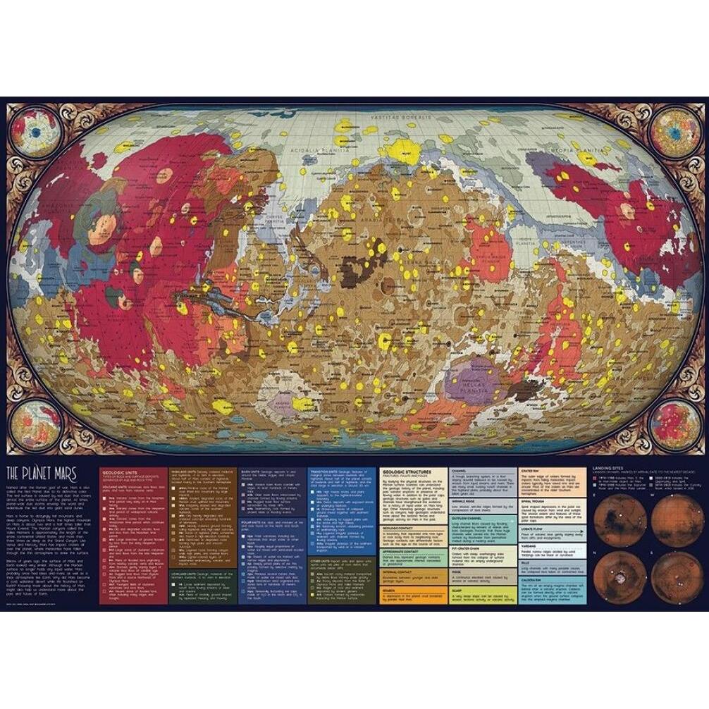 Thumbnail - Cobble Hill Puzzle Planet Mars 1000 Teile (1000 Teile)